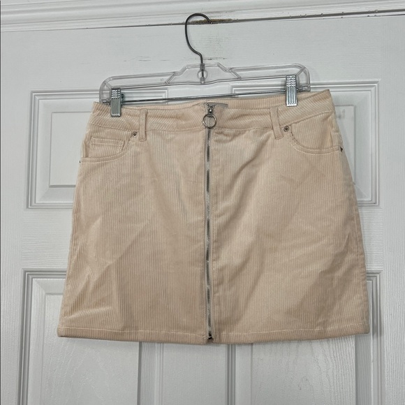 Love Tree Dresses & Skirts - Love Tree Beige Corduroy Mini Skirt